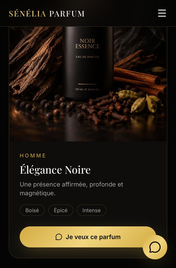 Fiche parfum — Nuit de Dakar
